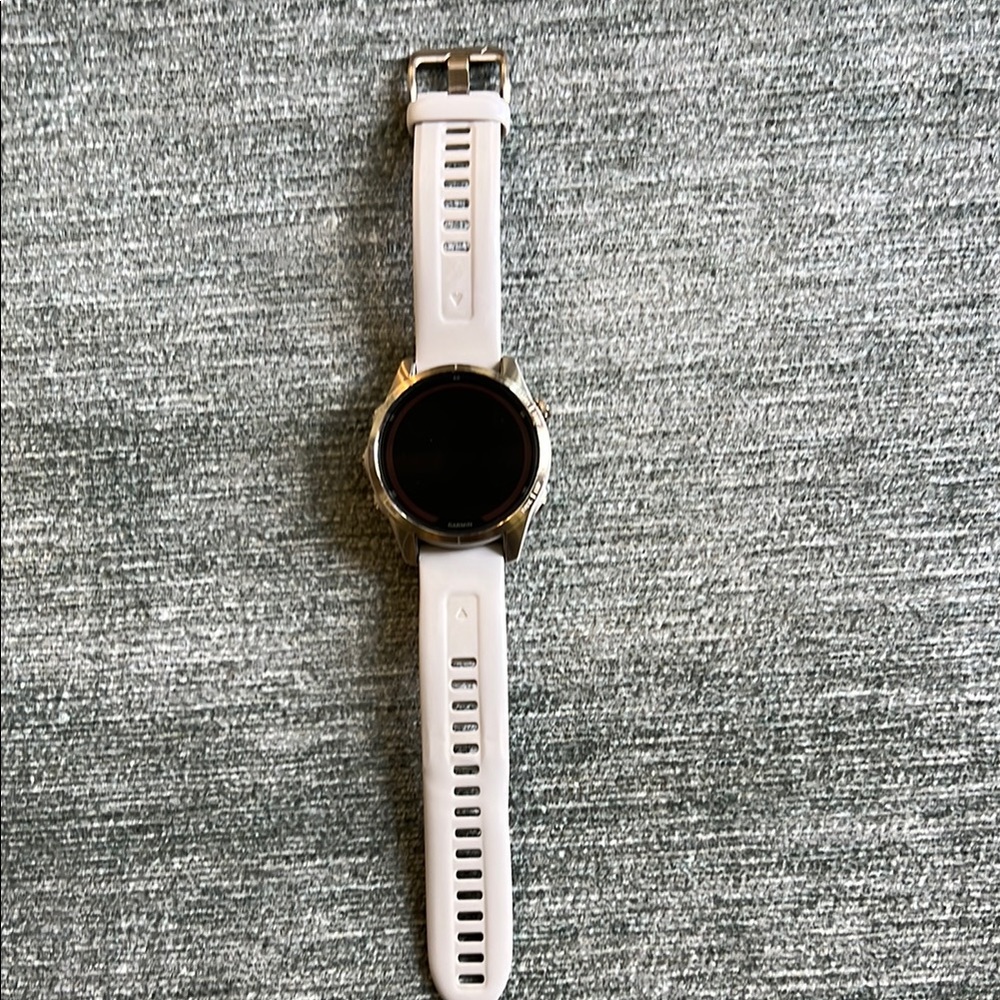 Smart Wearable Watch with White Band